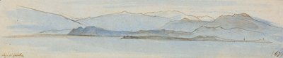 Lago di Garda door Edward Lear